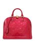 Alma PM, &pound;945, Handbags, Red, Patent Leather, Front view